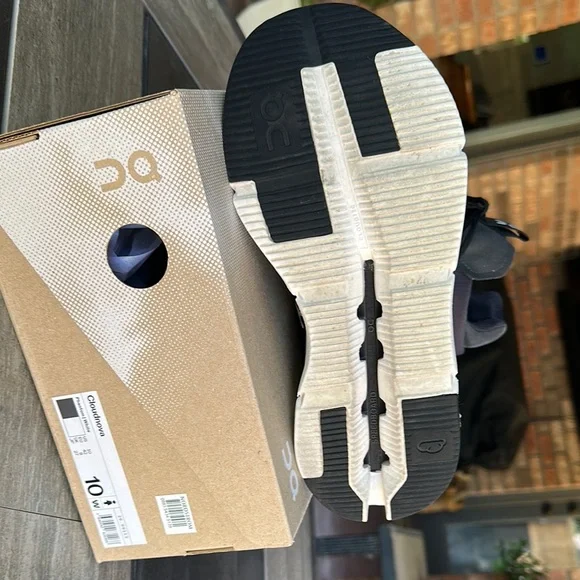 On Running Cloudnova Black and White Sneakers - Picture 2 of 4